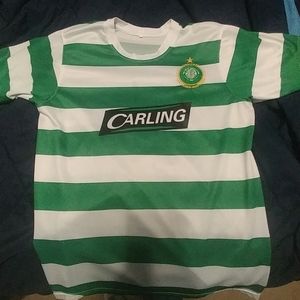 Celtic football club soccer jersey.